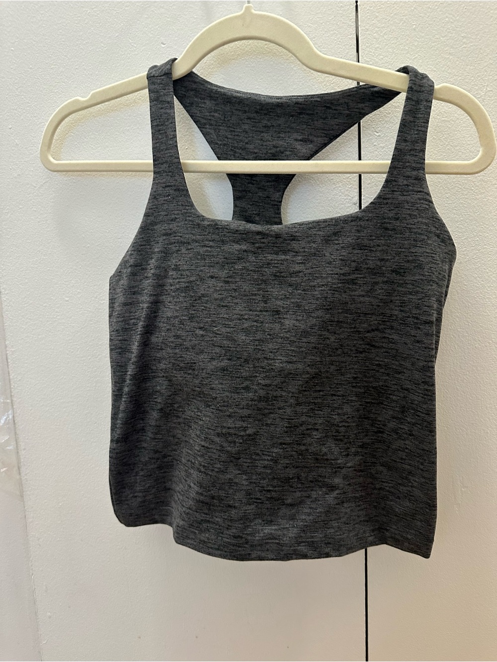SET Active Charcoal Grey Racerback Tank Top